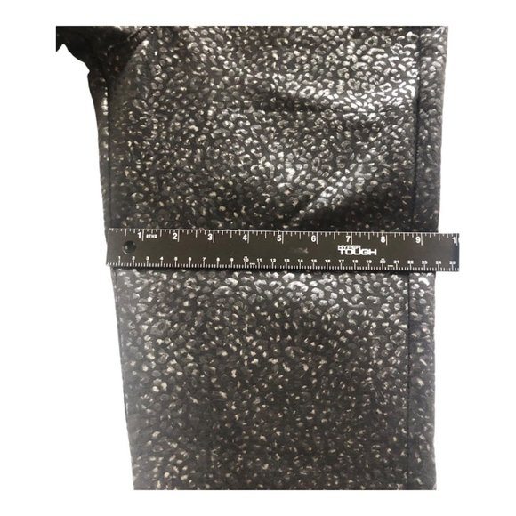HYFVE Animal Print Skinny Leg Women's Pants Black Silver Size Large - Picture 10 of 10